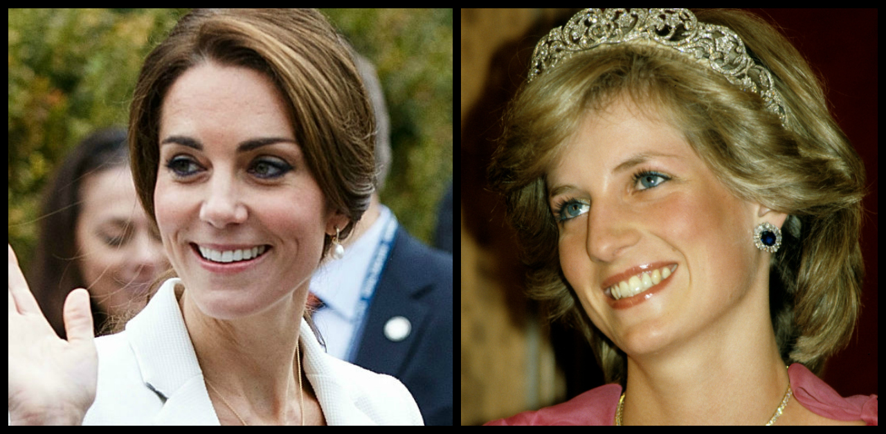 Kate Middleton and Princess Diana