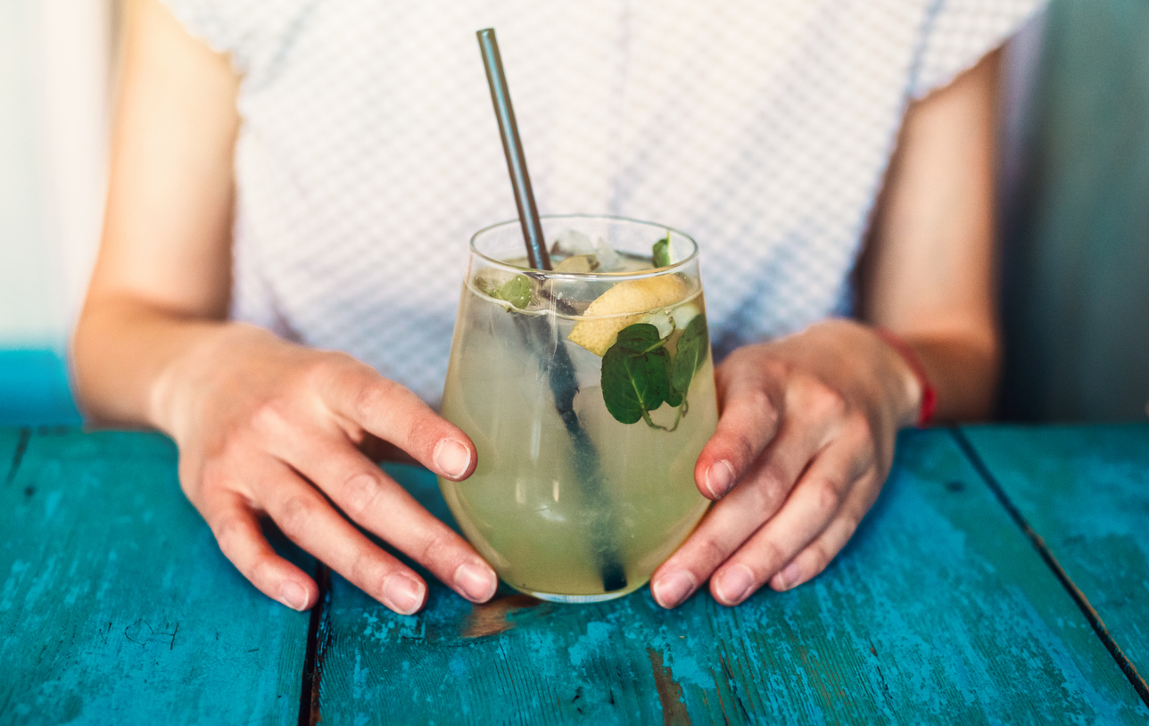 Fresh homemade lemonade