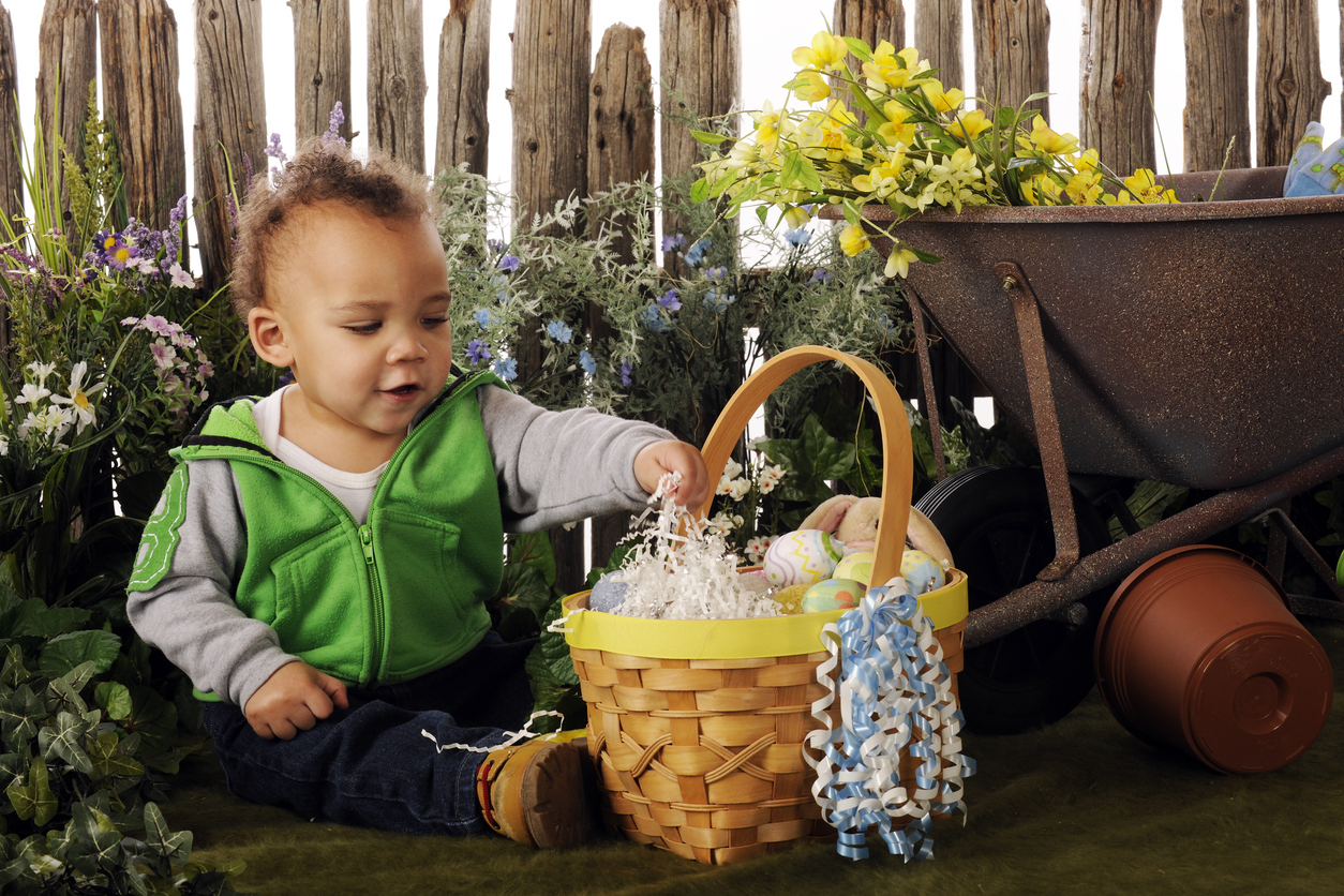 Baby's Easter Garden