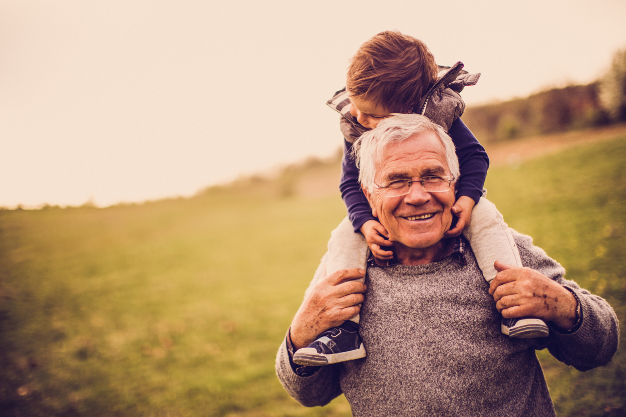 Grandpa and me