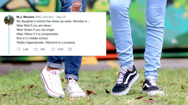 middle school spirit week relationship status