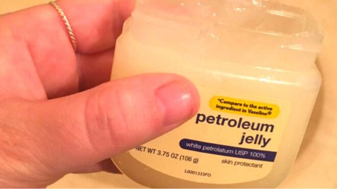 petroleum jelly face wash