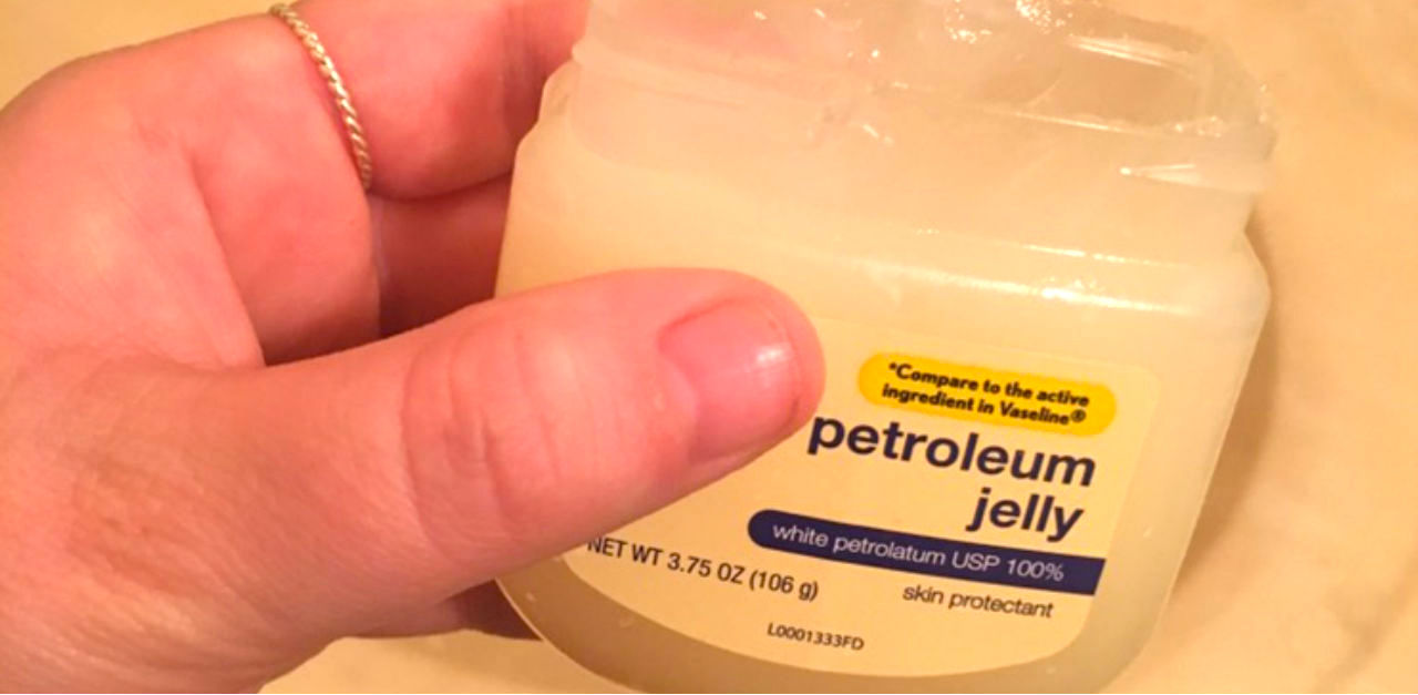 petroleum jelly face wash