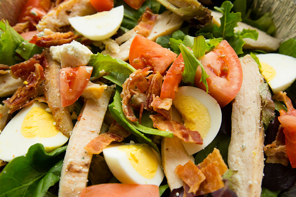 Cobb Salad and Sandwich