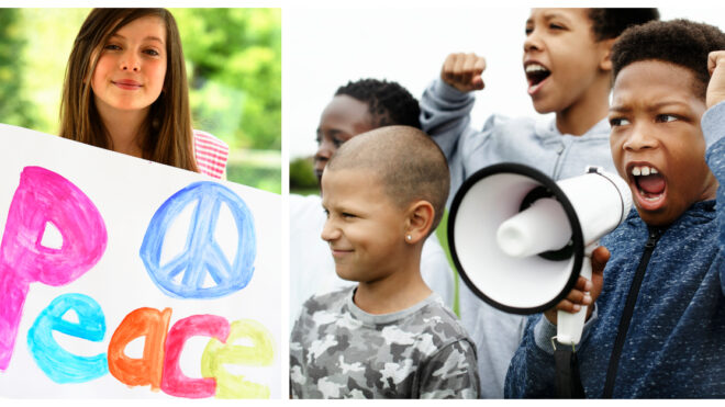kids protest