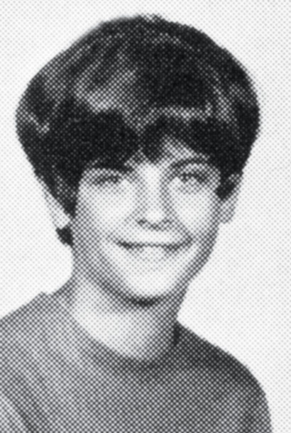 Kirstie Alley sports a bowl haircut in school yearbook photos