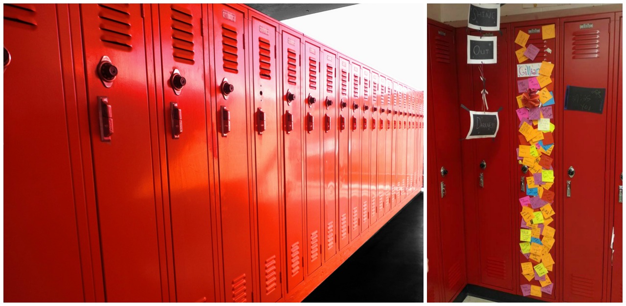 lockers-middle-schoolers