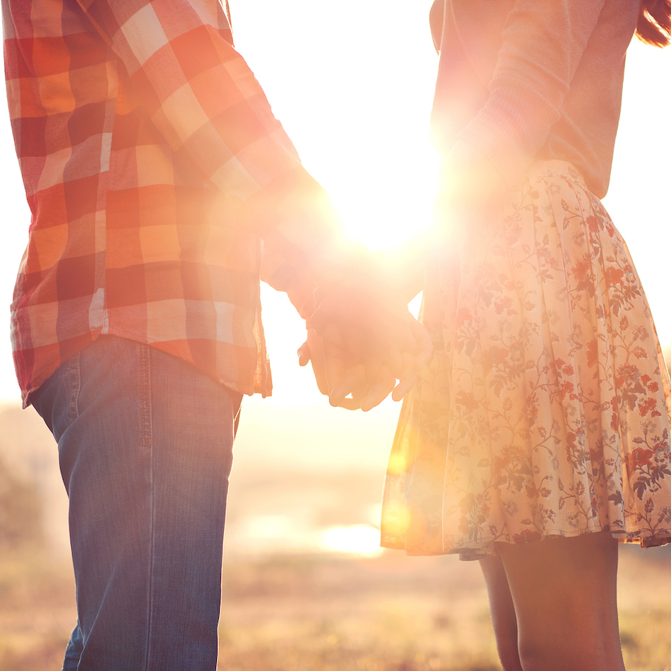 Young couple in love.