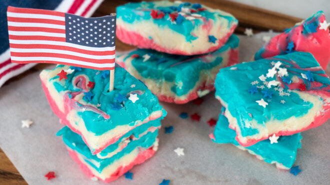 _newsletter  red white and blue fudge