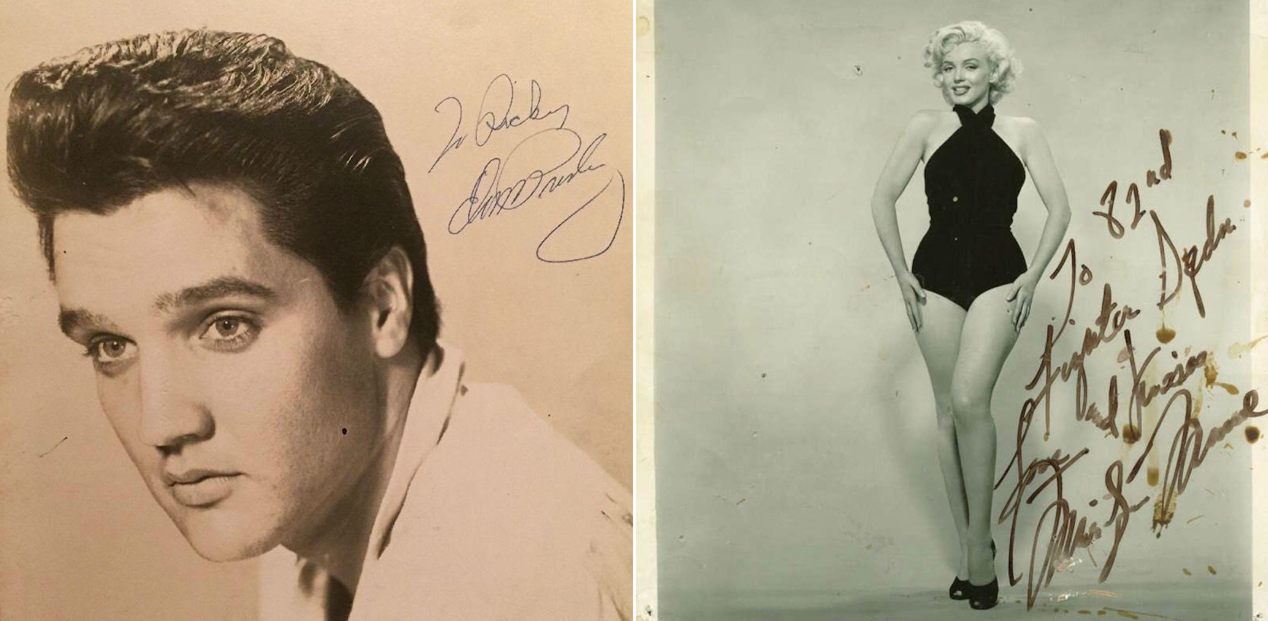 original celebrity autographs