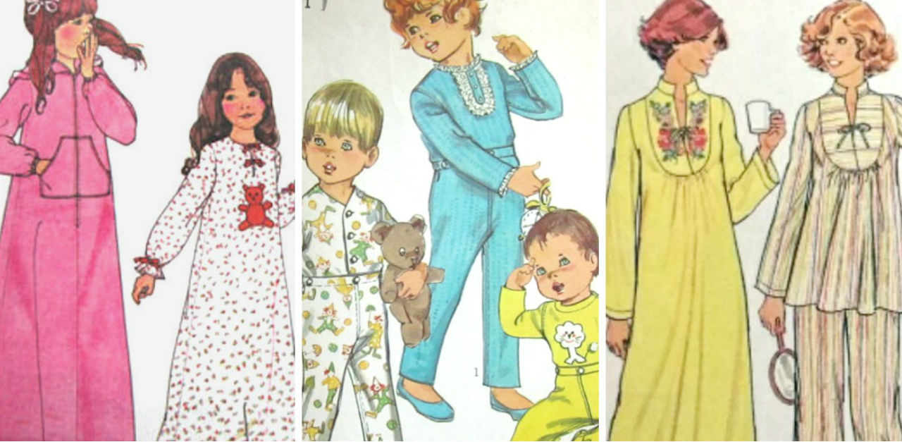 Vintage pajama patterns