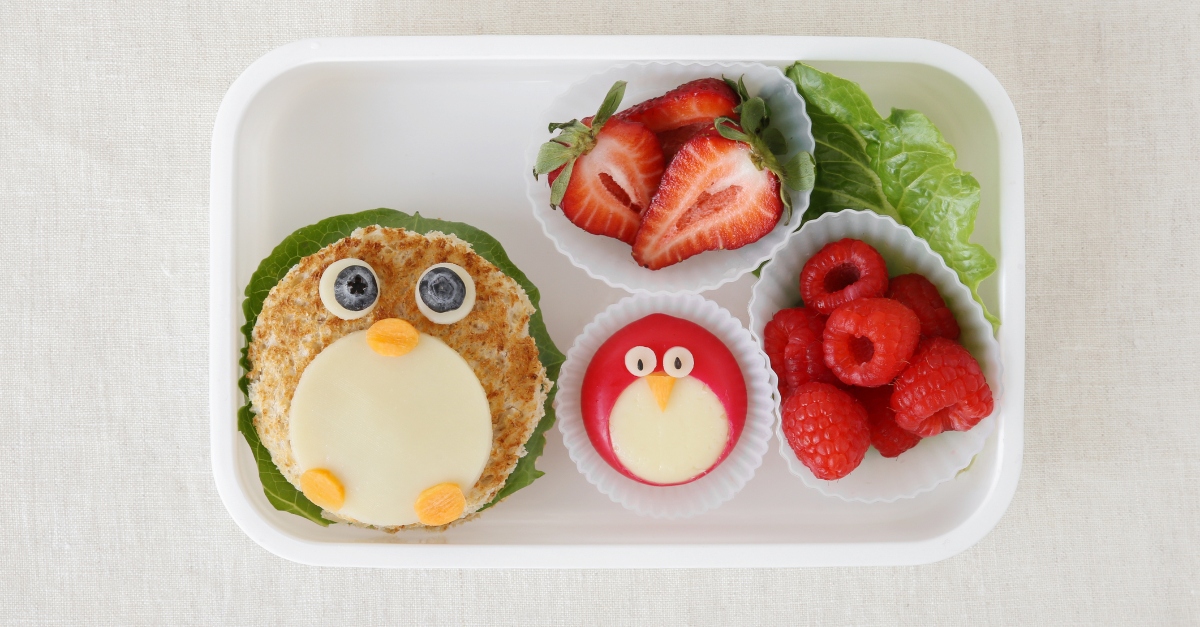 penguin healthy lunch box