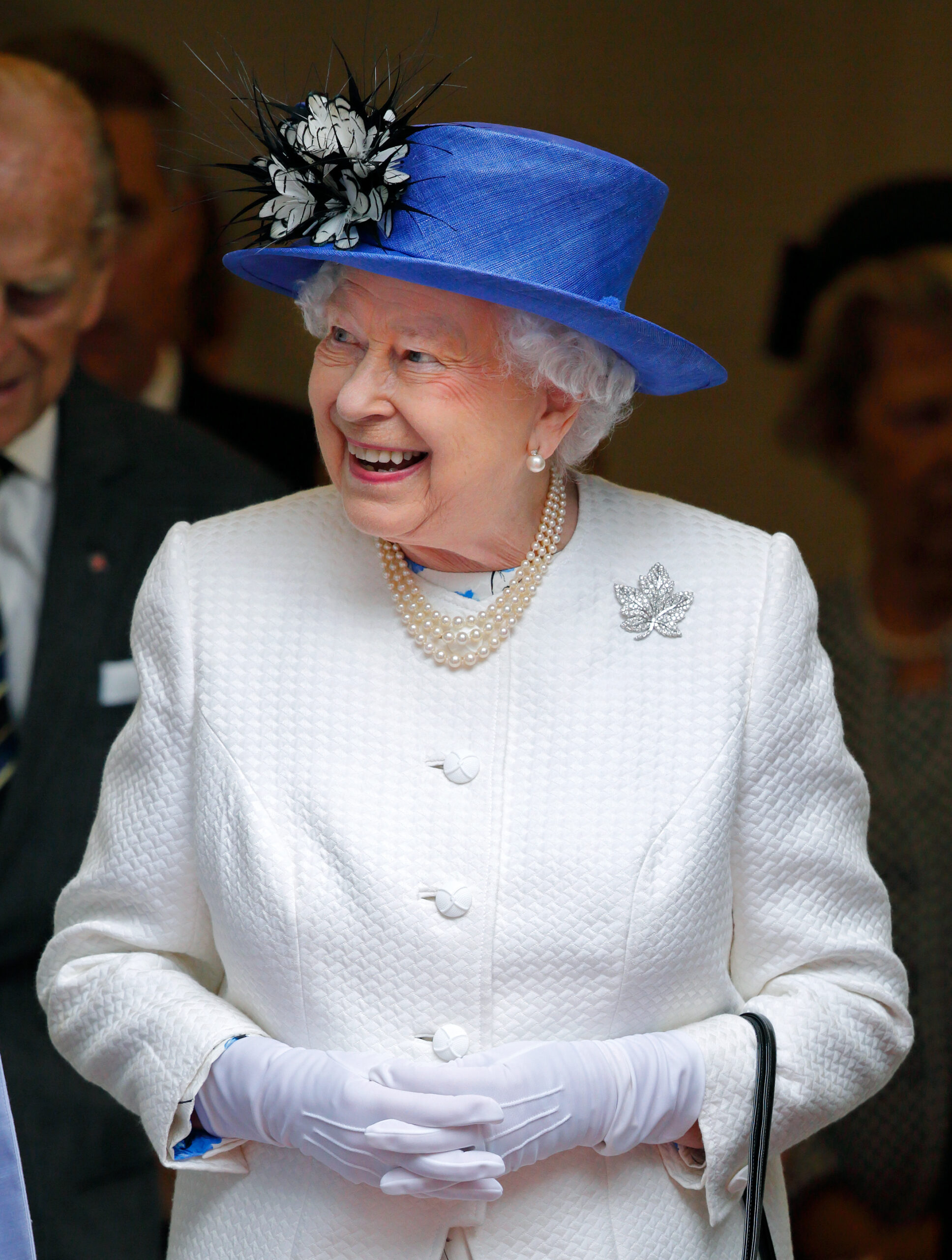 The Queen And Duke Of Edinburgh Visits Canada House