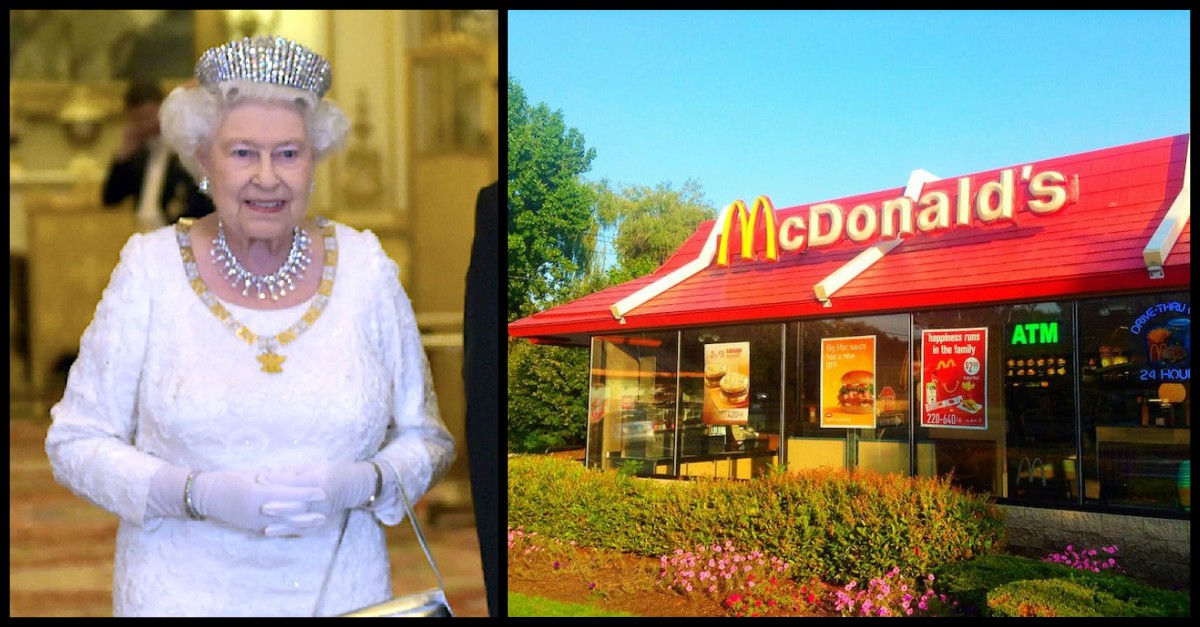 queen elizabeth mcdonald's