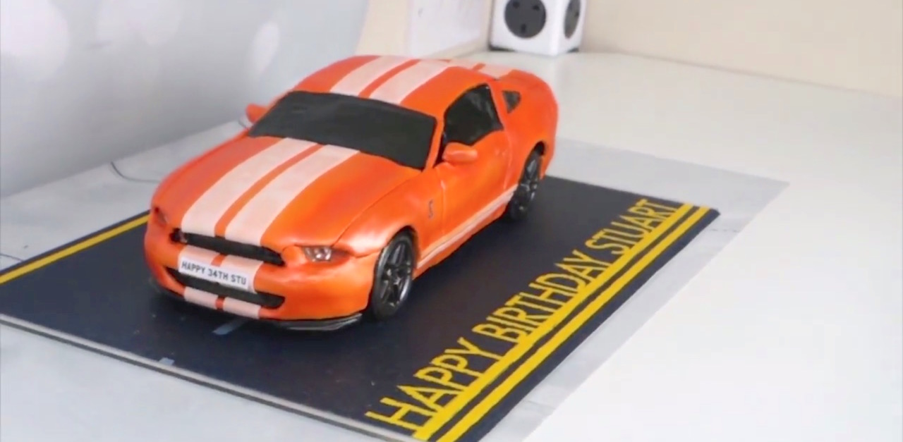 remote control car cake