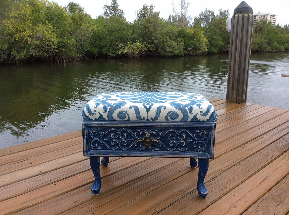 repurposed-drawer-to-vintage-blue-ottoman-painted-furniture-repurposing-upcycling-reupholster.jpg