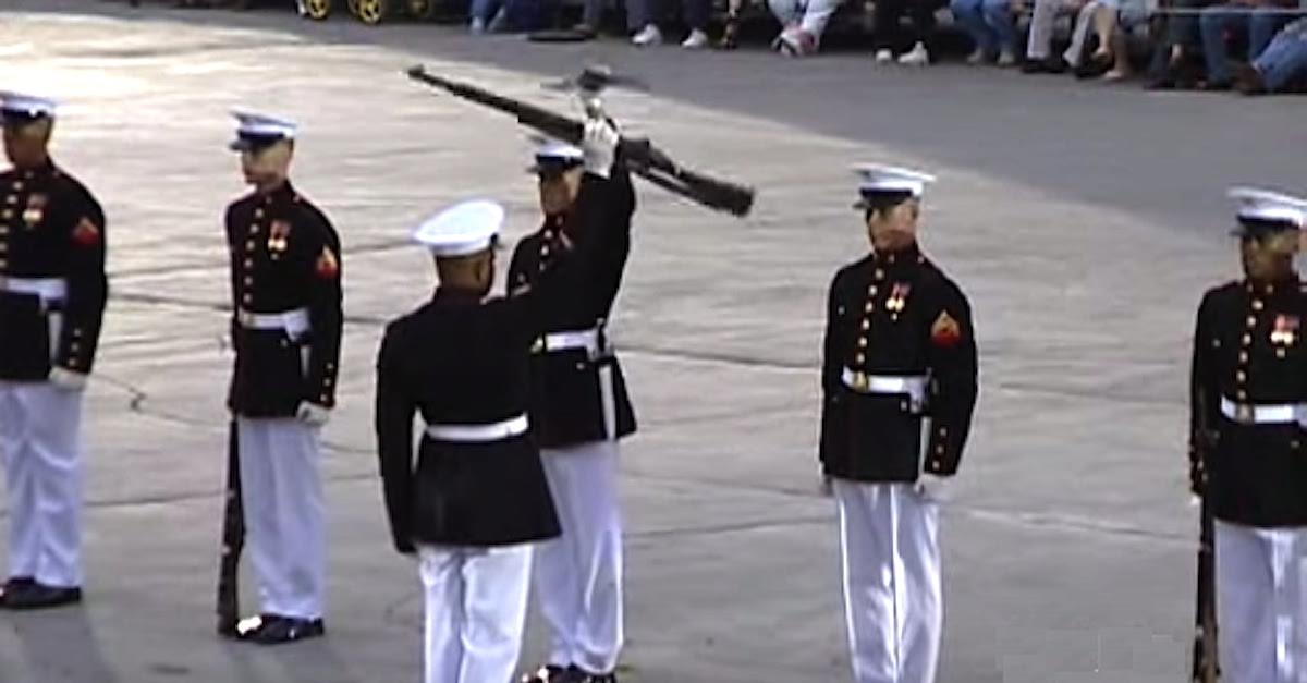 usmc silent drill