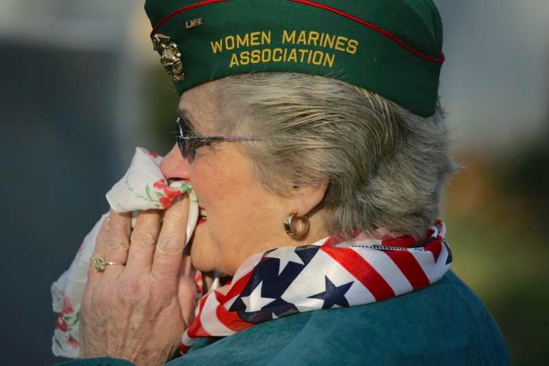 Oldest Living Female Marine Funeral