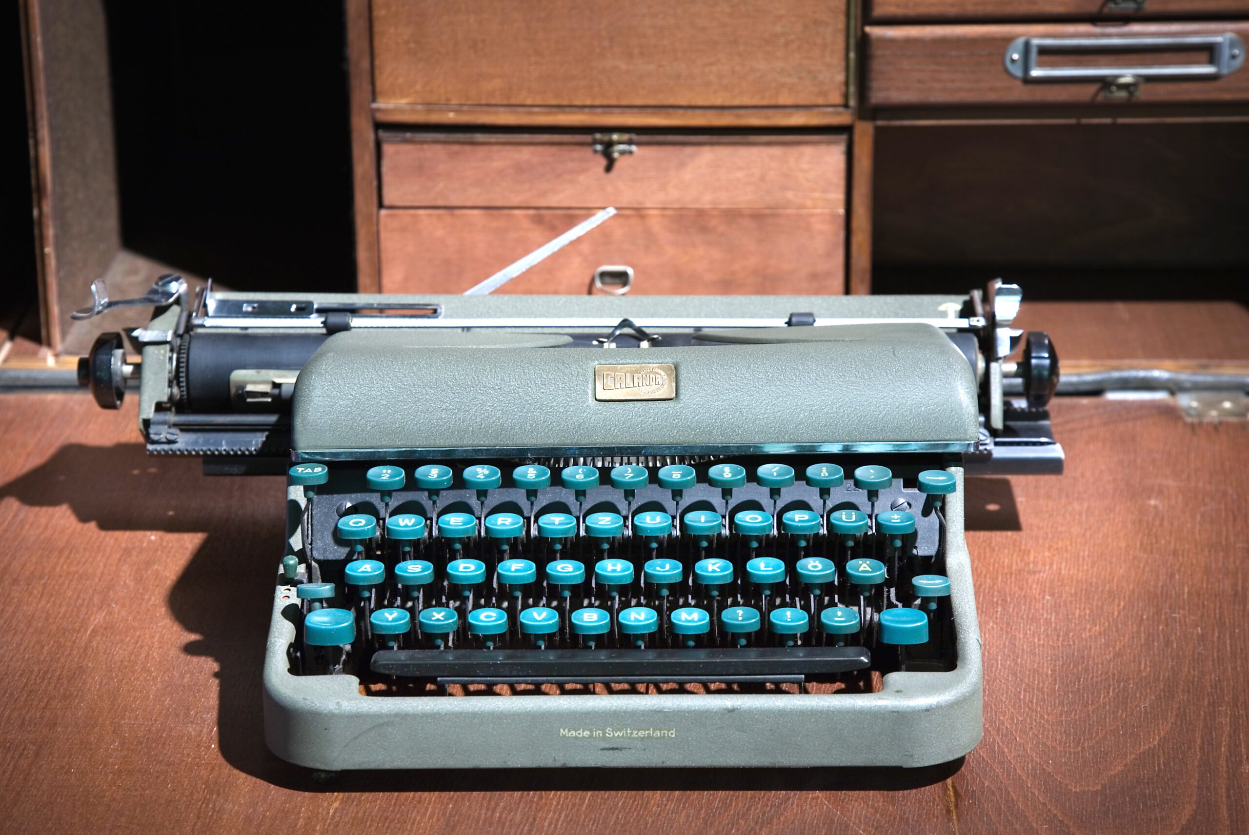 Vintage typewriter. Vienna, Austria