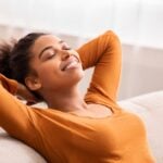 woman relaxing