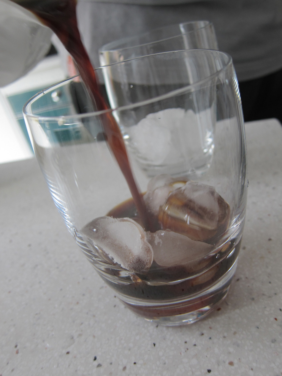 Homemade ice coffee