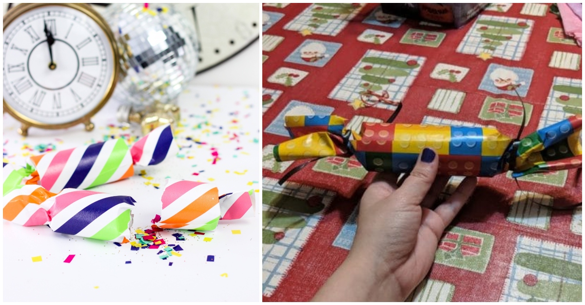 DIY NYE confetti poppers