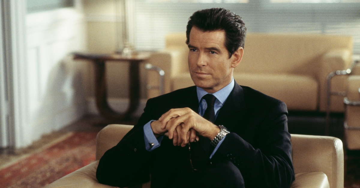 Former 'James Bond' Pierce Brosnan Is A Silver Fox Now