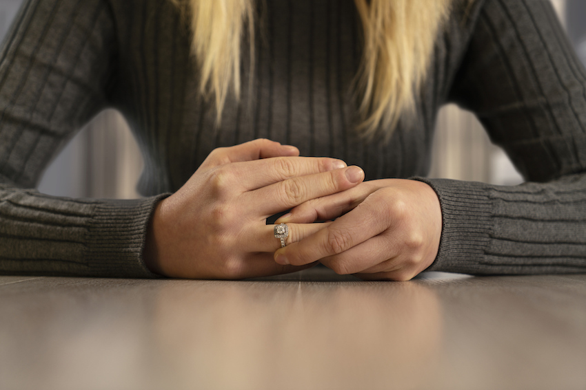 Woman Getting Divorced