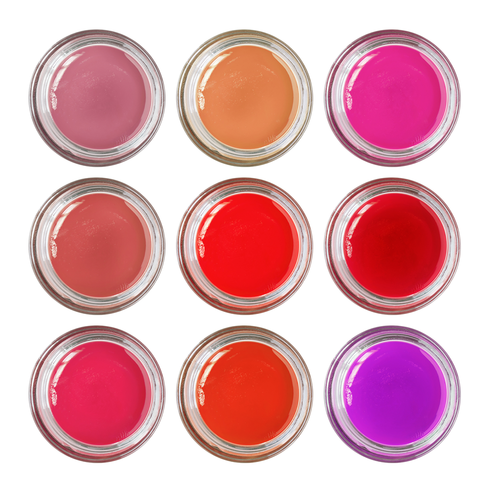 Palette of lip balm