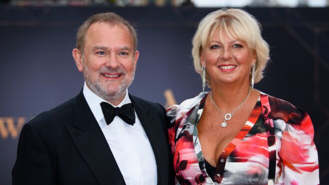 Hugh Bonneville and Lulu Williams