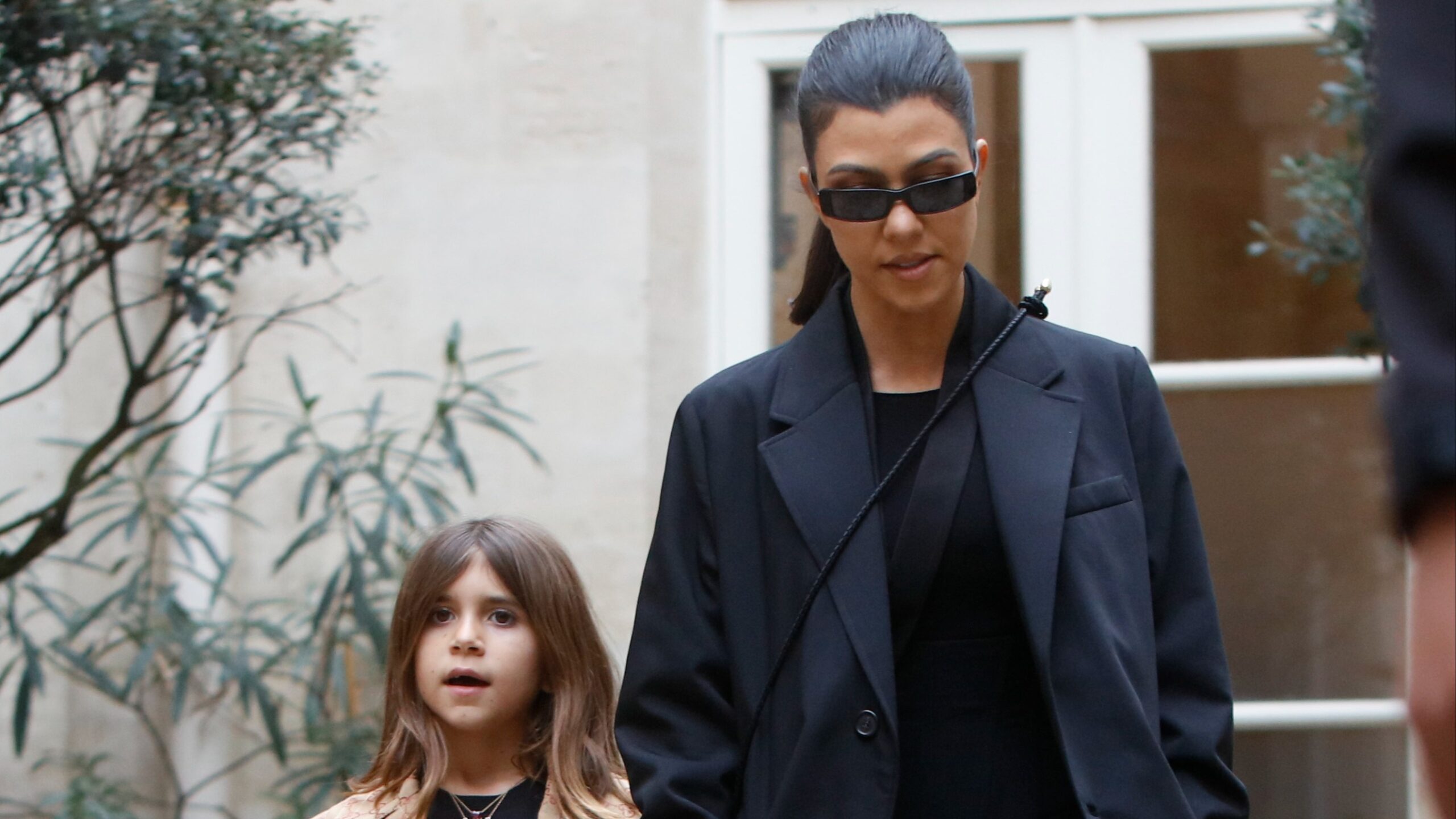 Kourntey Kardashian and daughter Penelope