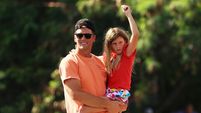 Tom Brady and daughter