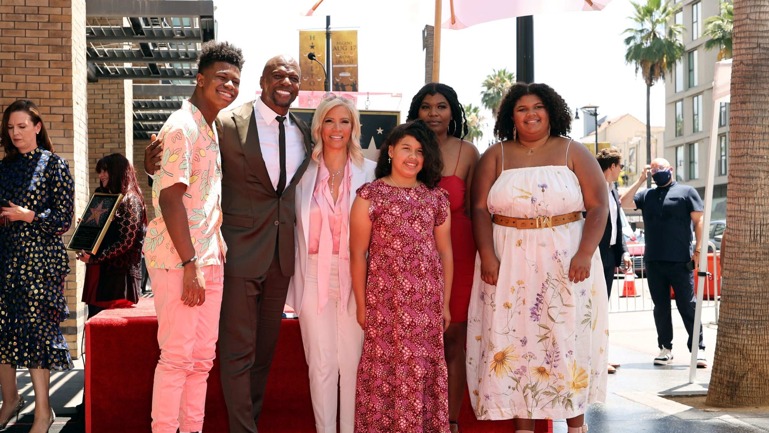 Terry Crews and family