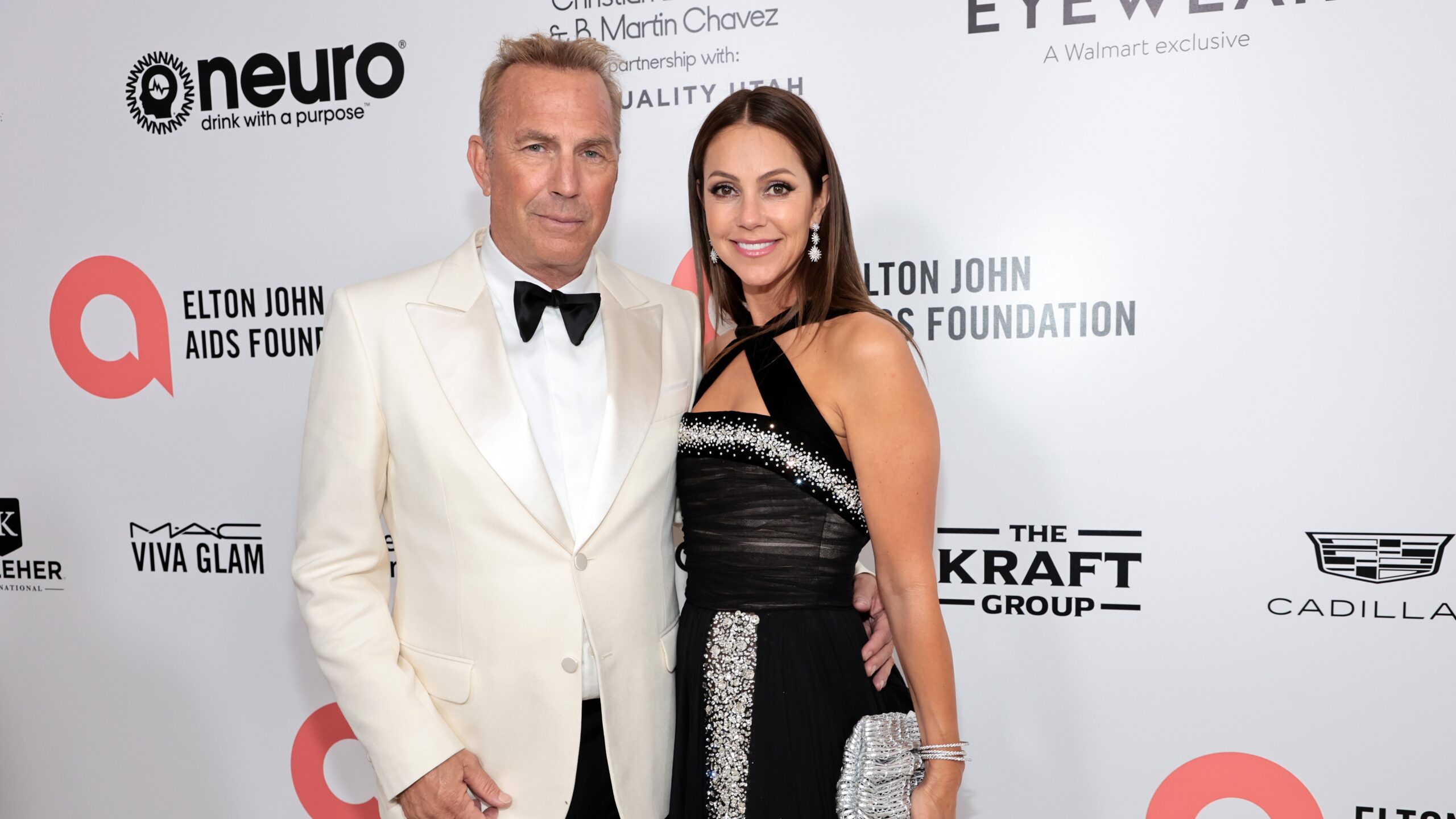 Kevin Costner and Christine Baumgartner