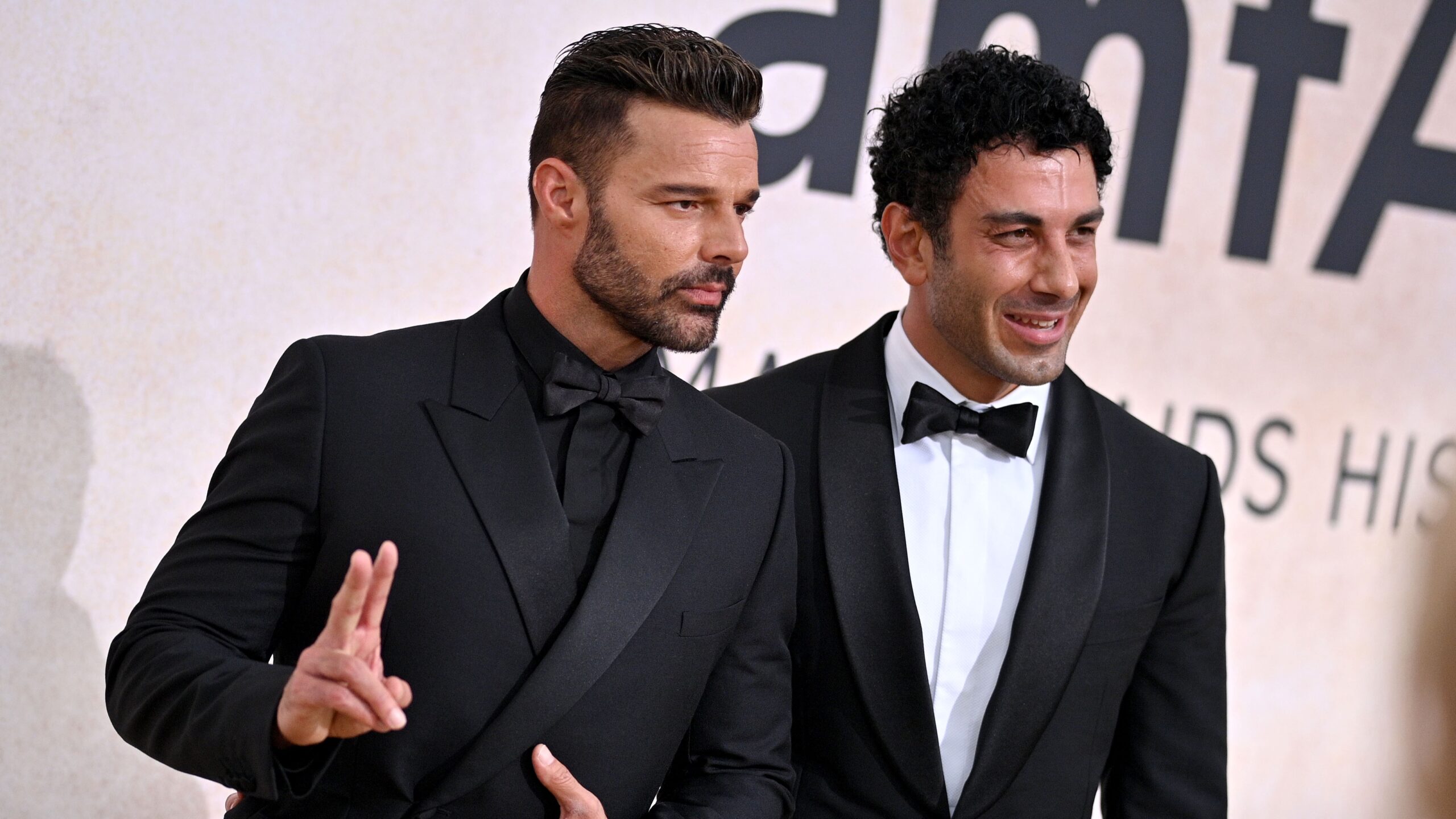 Ricky Martin and Jwan Yosef