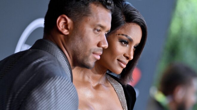 Ciara and Russell Wilson