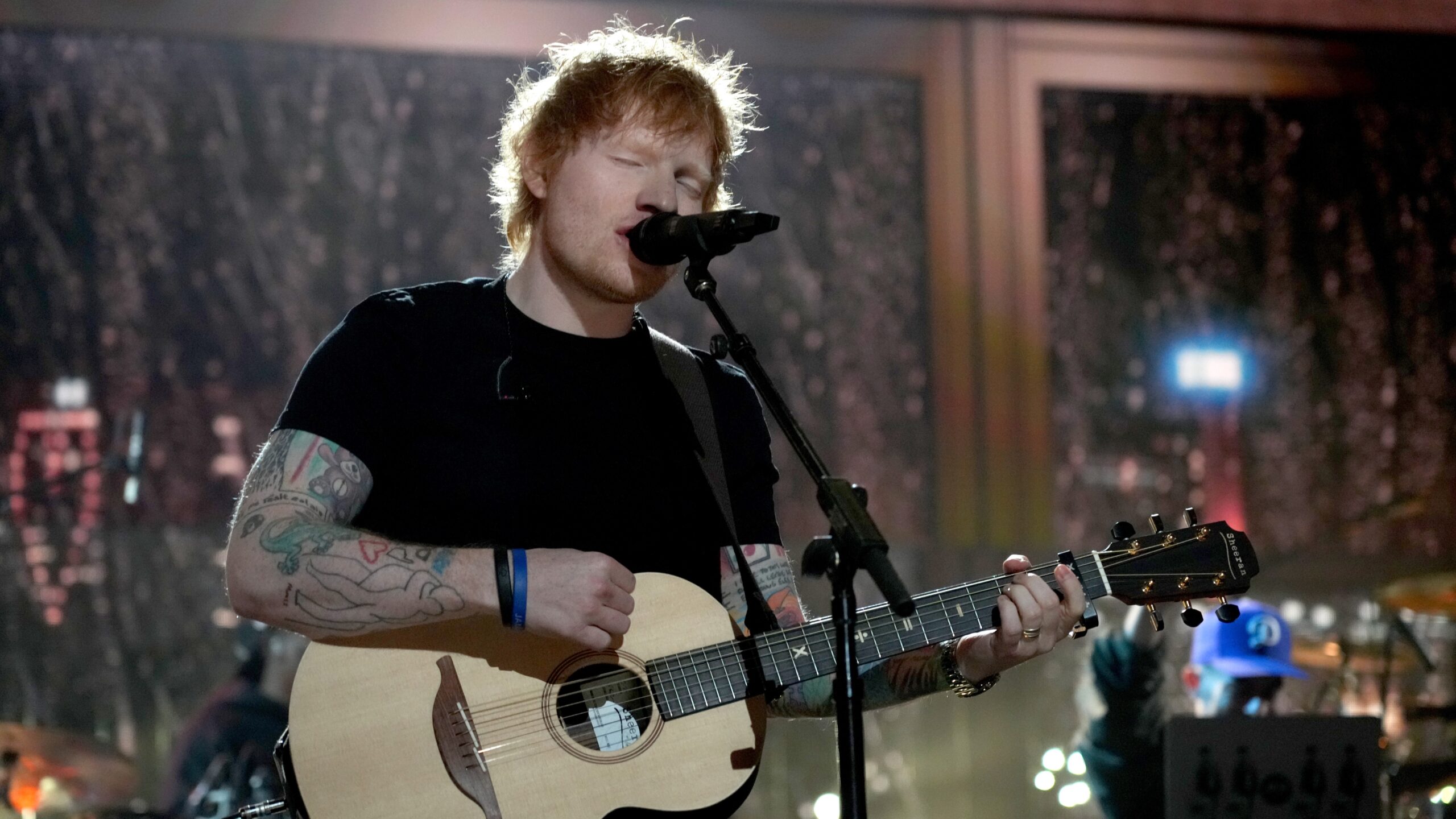 Ed Sheeran Performing