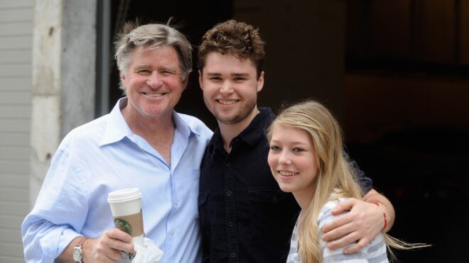 Treat Williams and kids