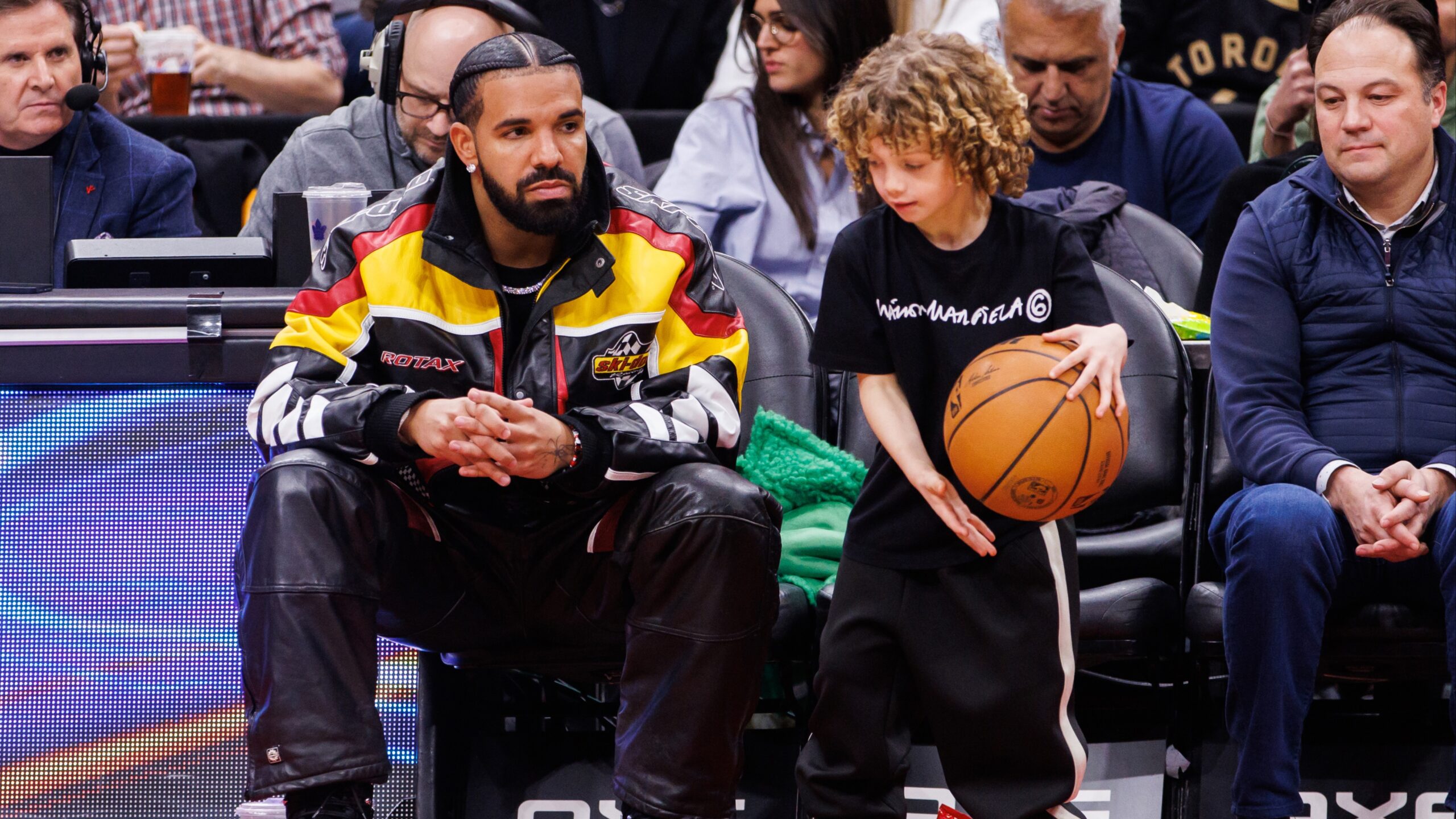 Drake and son