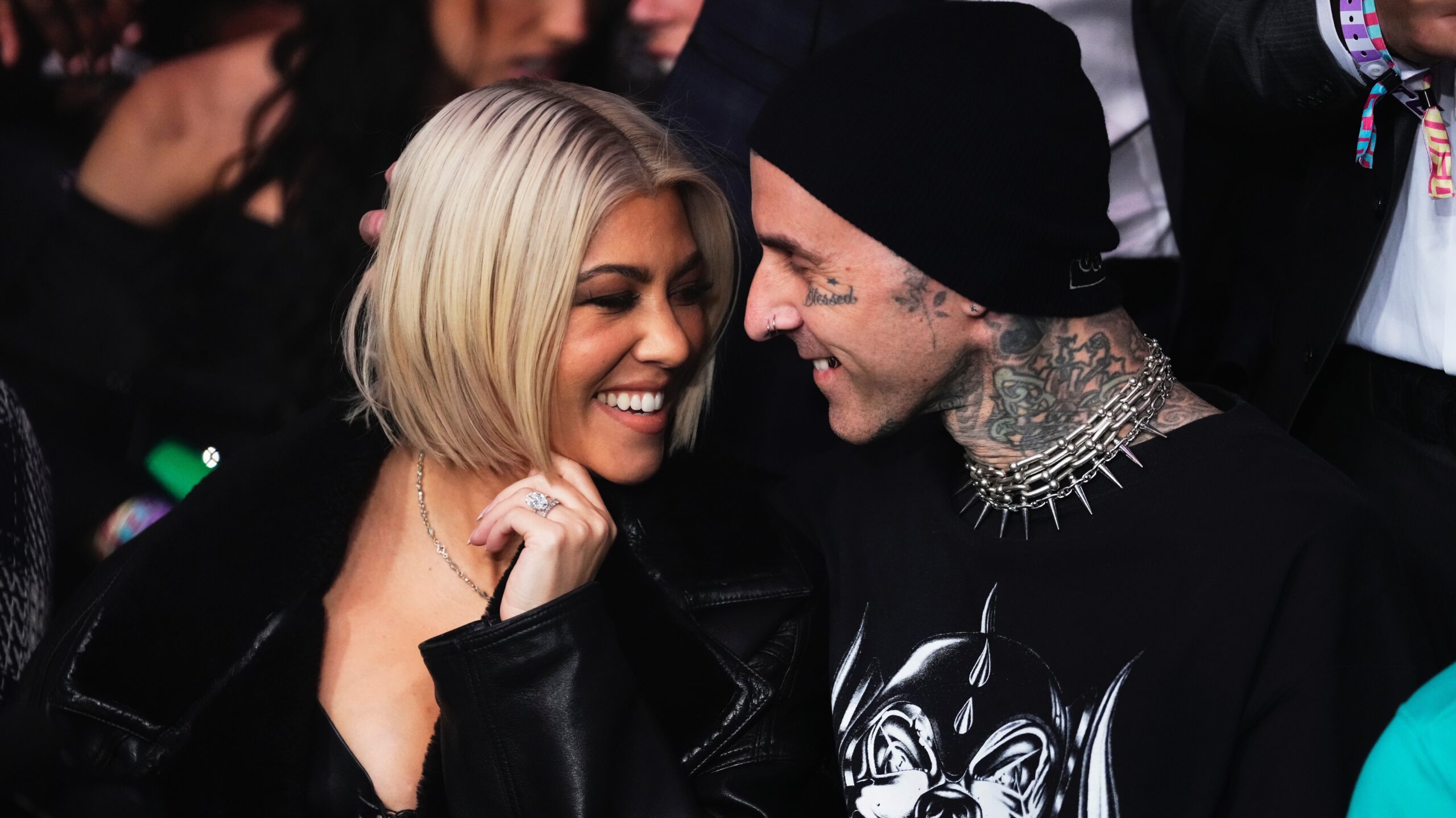 Kourtney Kardashian and Travis Barker