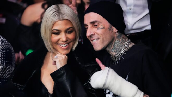 Kourtney Kardashian and Travis Barker