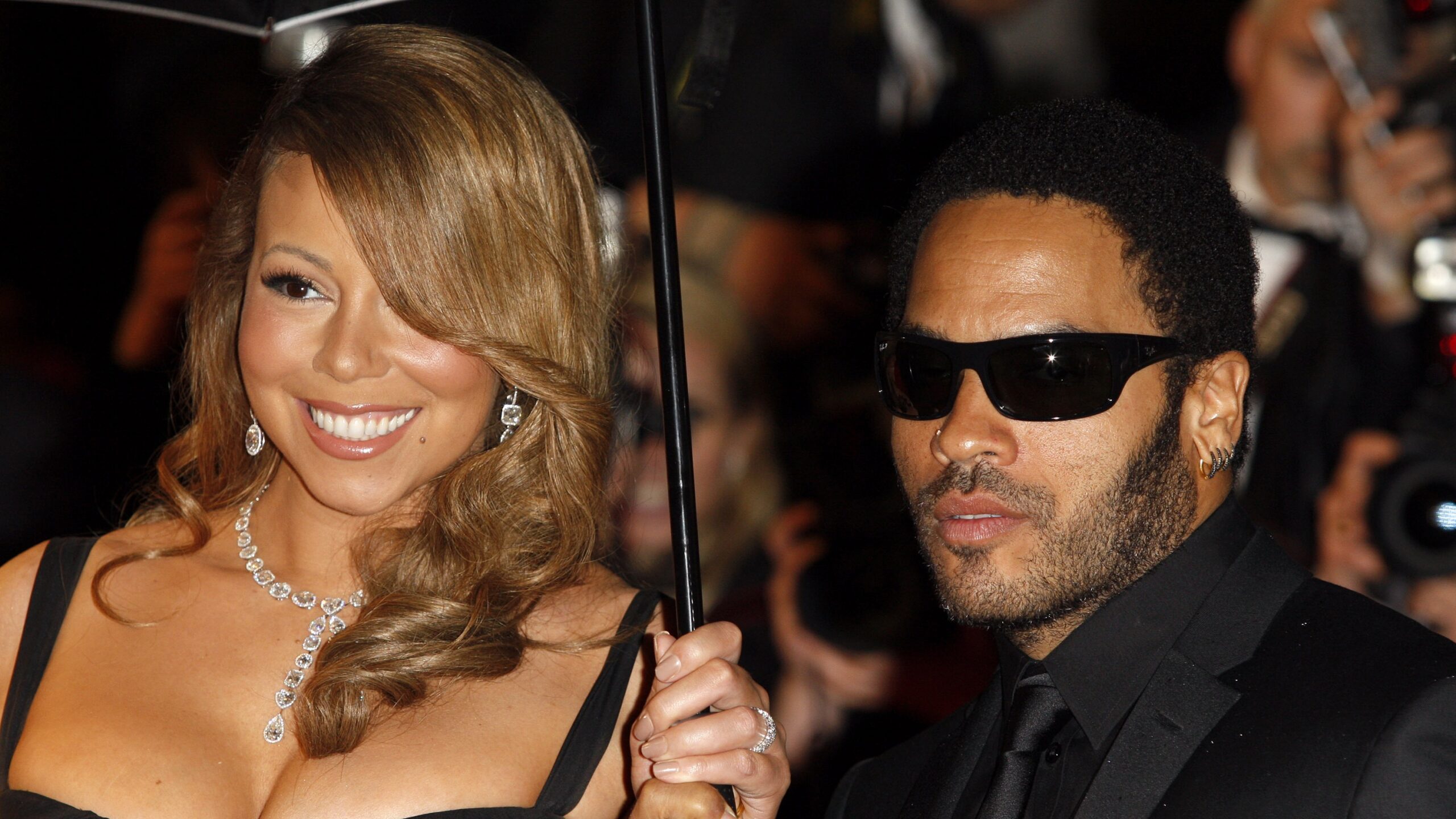 Mariah Carey and Lenny Kravitz