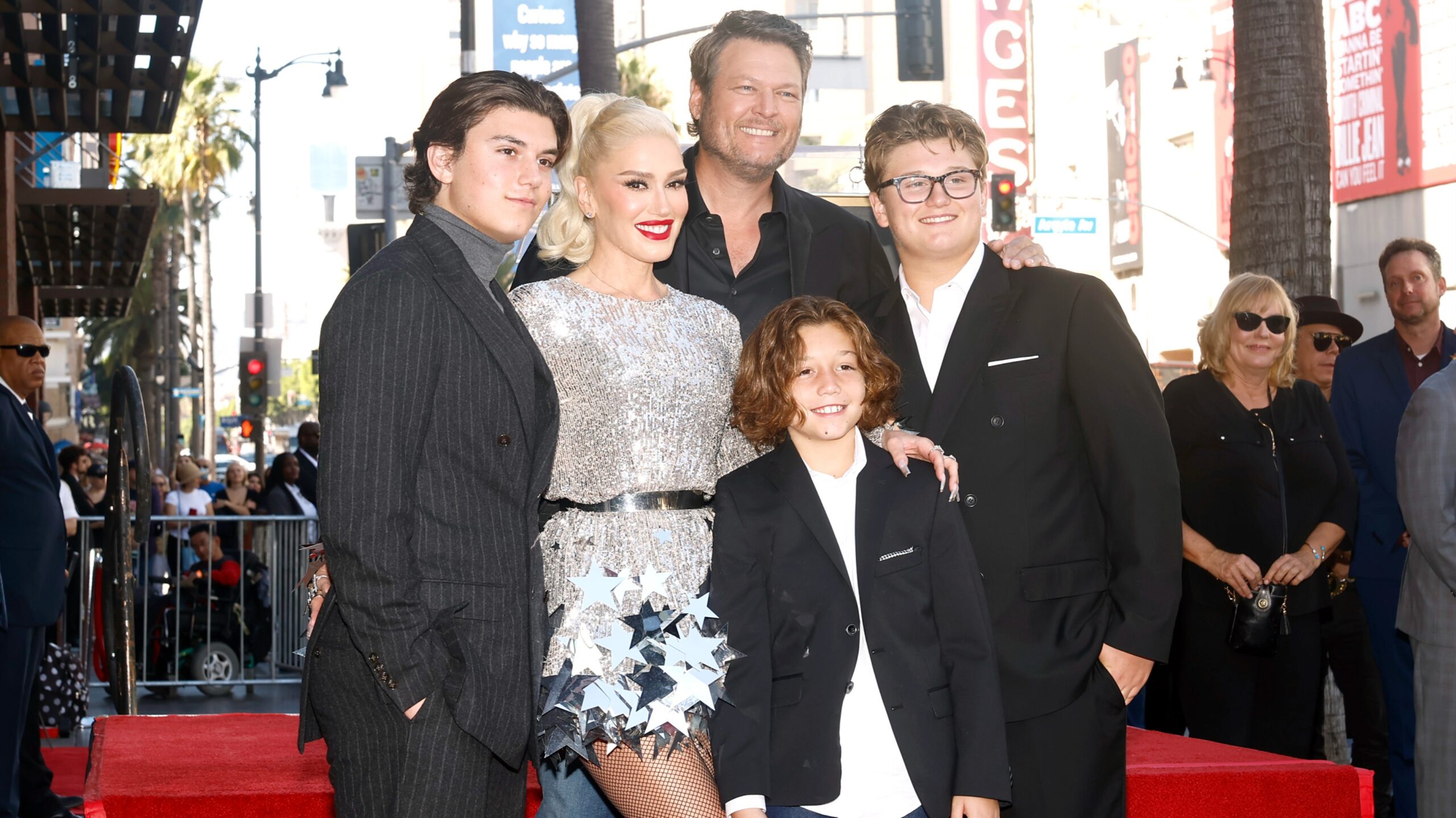 Blake Shelton and Gwen Stefani With Kids