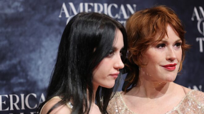 Mathilda Ereni Gianopoulos and Molly Ringwald