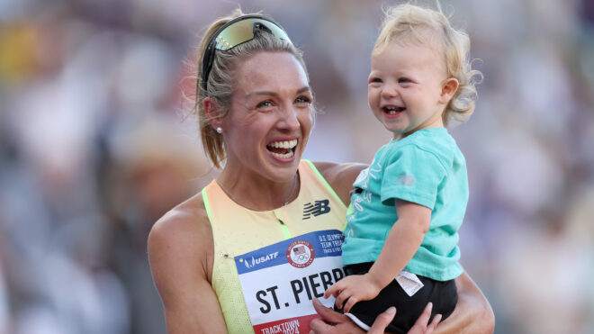 Elle St. Pierre and her son Ivan