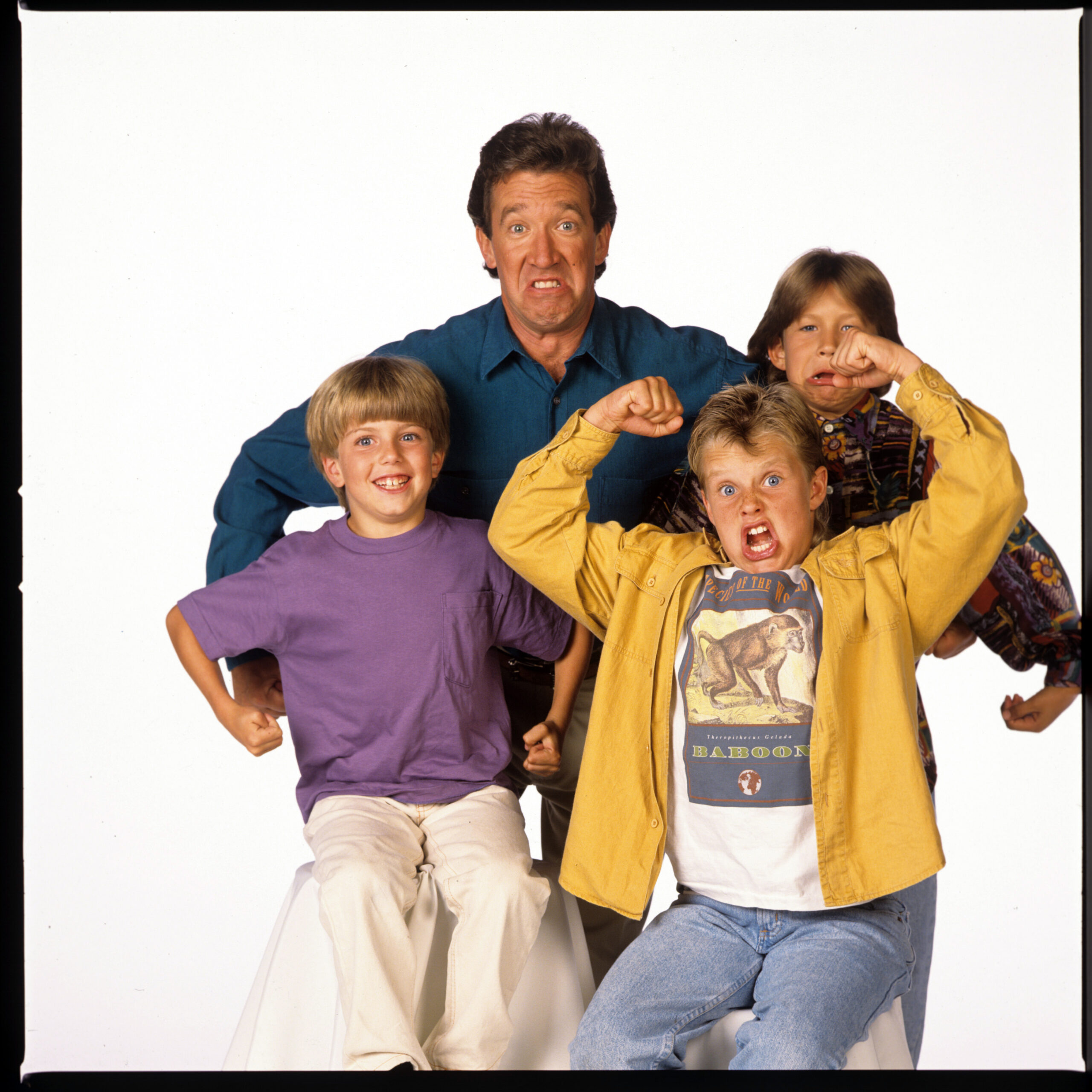 L-R: TARAN NOAH SMITH;TIM ALLEN;ZACHERY TY BRYAN;JONATHAN TAYLOR-THOMAS