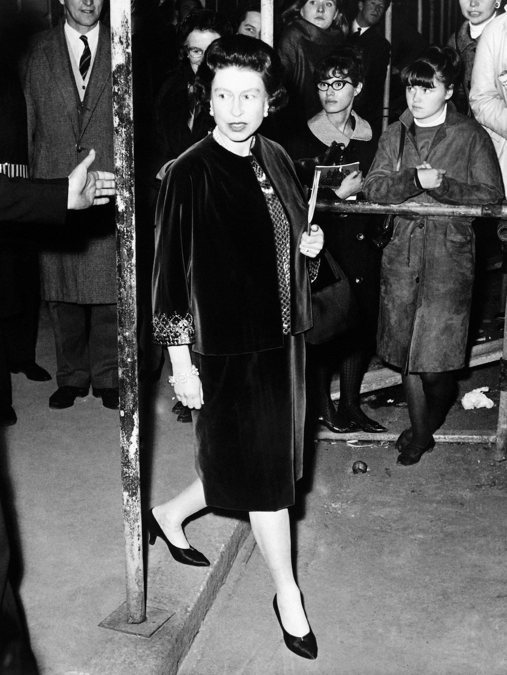 Pregnant Queen Elizabeth II At Covent Garden Opera