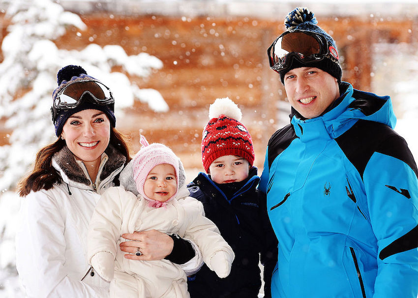 The Duke and Duchess of Cambridge Enjoy Skiing Holiday