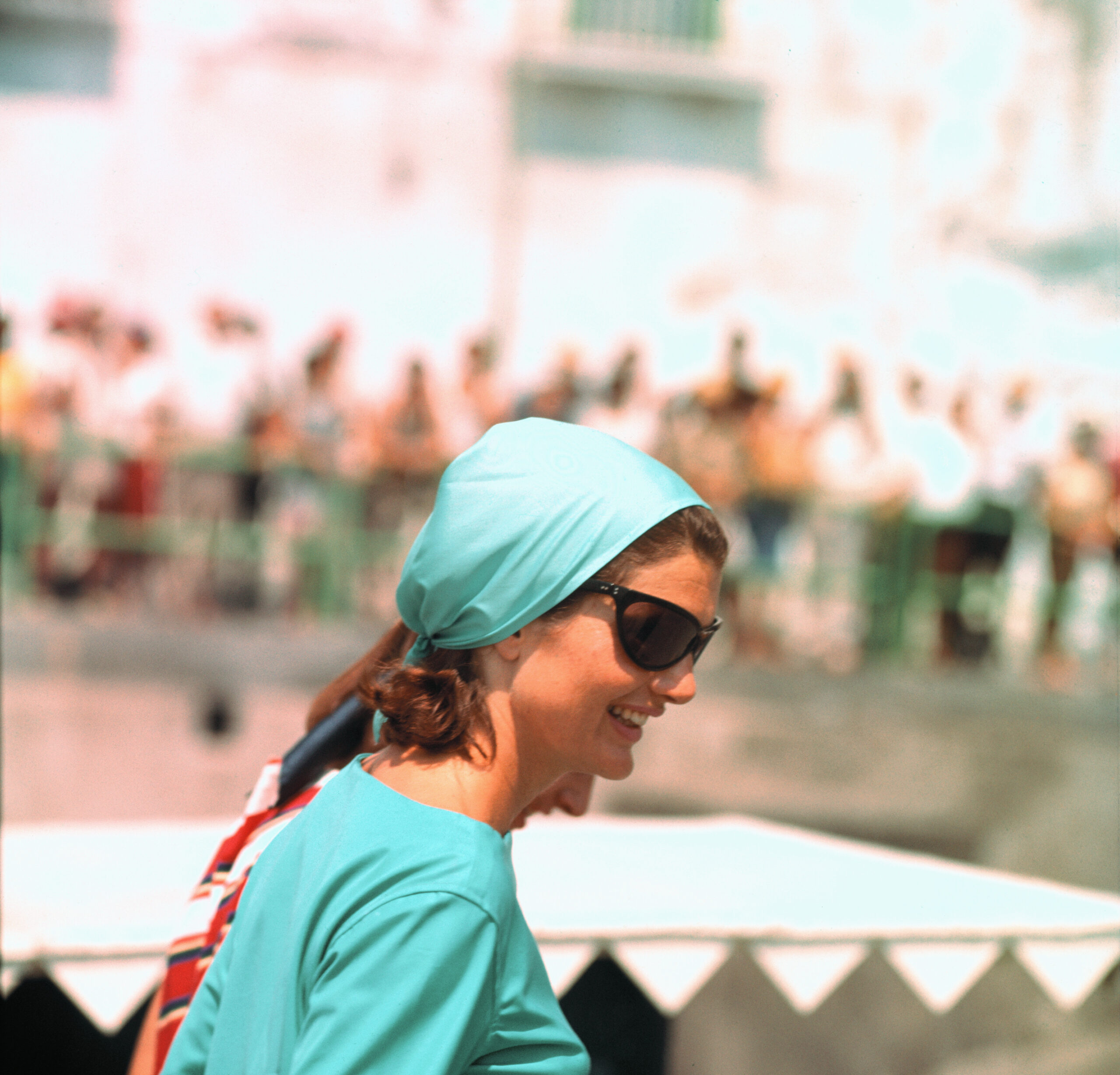 Jacqueline Kennedy on Pier