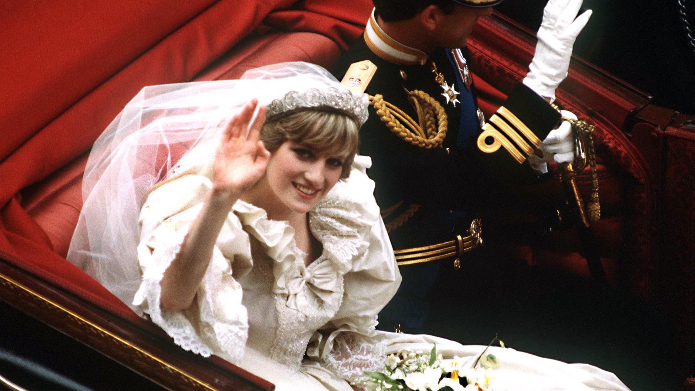 Princess Diana wedding day